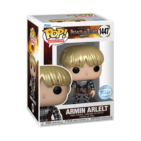 Funko Pop! Attack on Titan - Armin Arlert Season 5 Exclusive Metallic