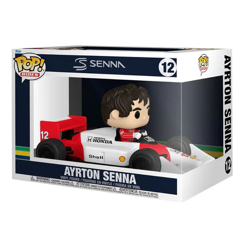 PREORDER - Funko Pop! Formula 1: McLaren - Ayrton Senna with Race Car