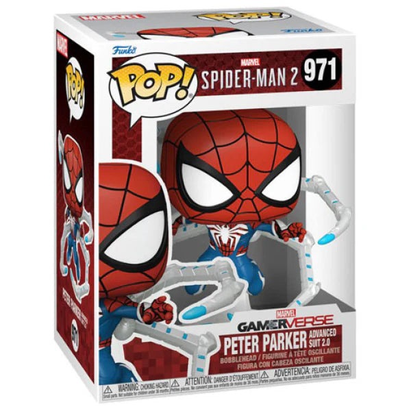 Funko Pop! Spiderman 2 Video Game 2023 - Peter Parker with Advanced Suit 2.0