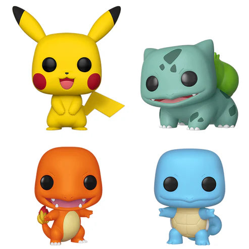 Funko Pop! Pokemon - Starters - 4 Pack