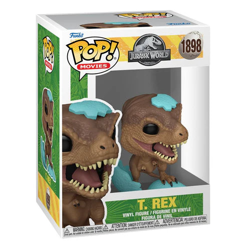 PREORDER Funko Pop! Jurassic Park - T-Rex Hatching Blue Egg