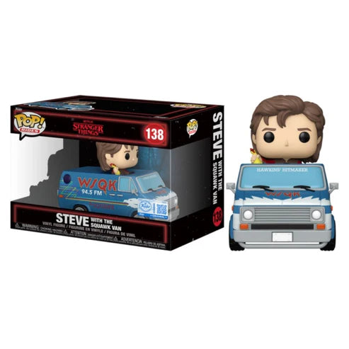 Funko Pop! Rides: Stranger Things Season 5 - Steve with Squawk Van