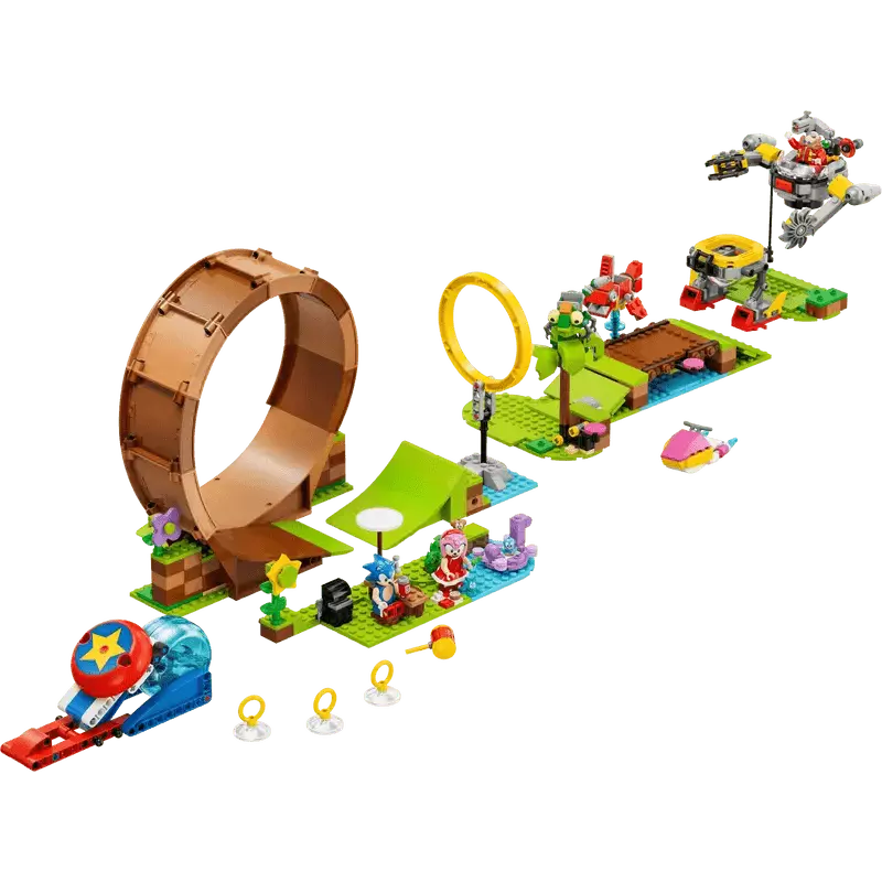 LEGO: Sonic's Green Hill Zone Loop Challenge