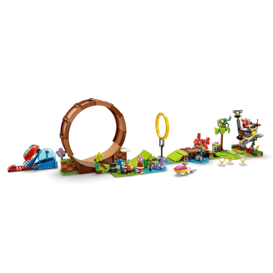 LEGO: Sonic's Green Hill Zone Loop Challenge