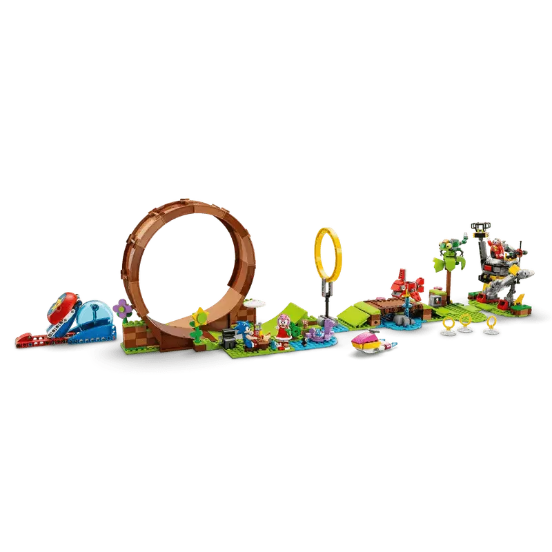 LEGO: Sonic's Green Hill Zone Loop Challenge