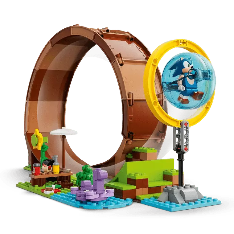 LEGO: Sonic's Green Hill Zone Loop Challenge