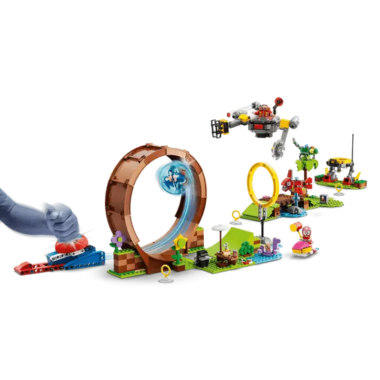 LEGO: Sonic's Green Hill Zone Loop Challenge