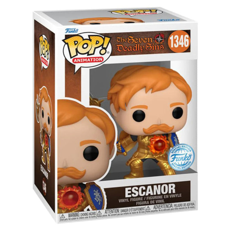 Funko Pop! Seven Deadly Sins - Escanor Metallic Exclusive