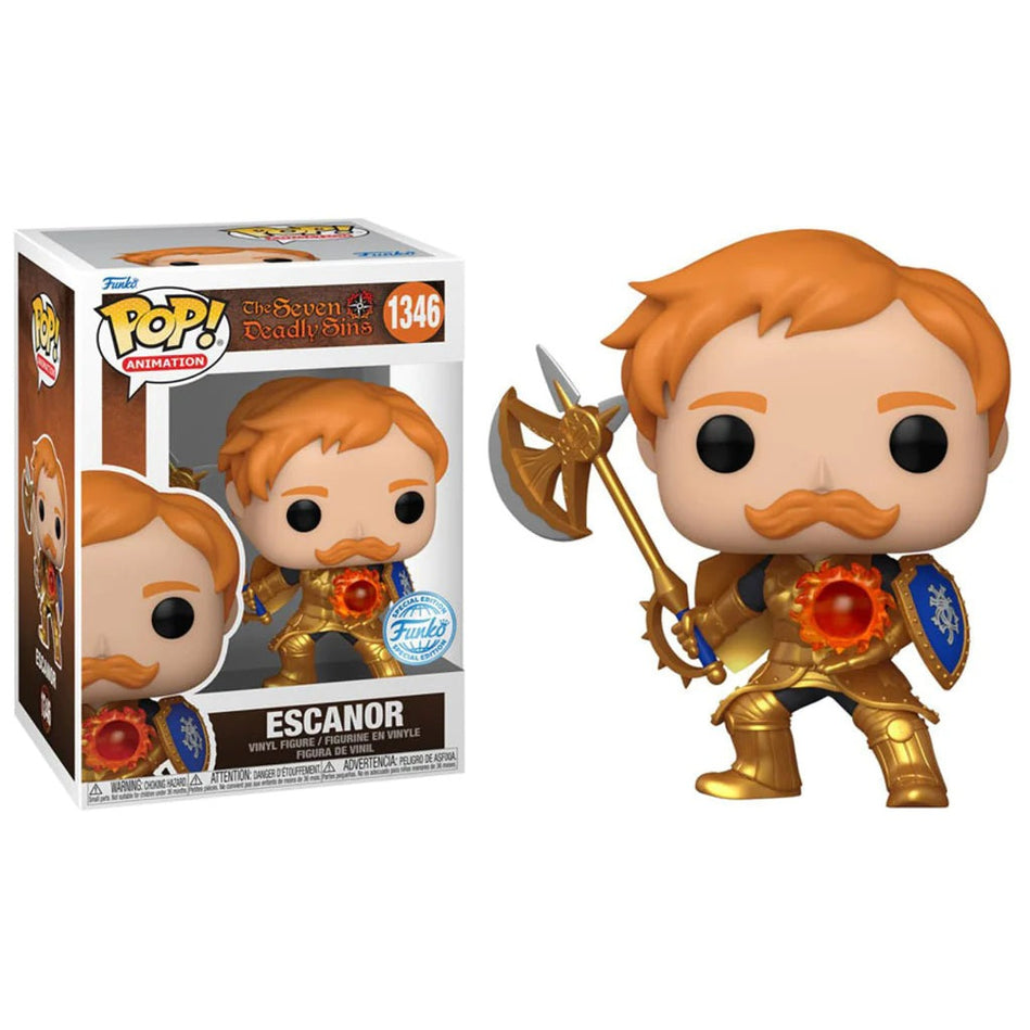 Funko Pop! Seven Deadly Sins - Escanor Metallic Exclusive