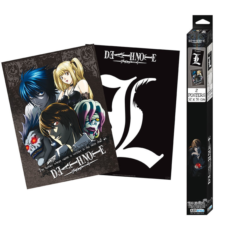 Death Note – Set 2 Chibi Posters – L & Group 52×38