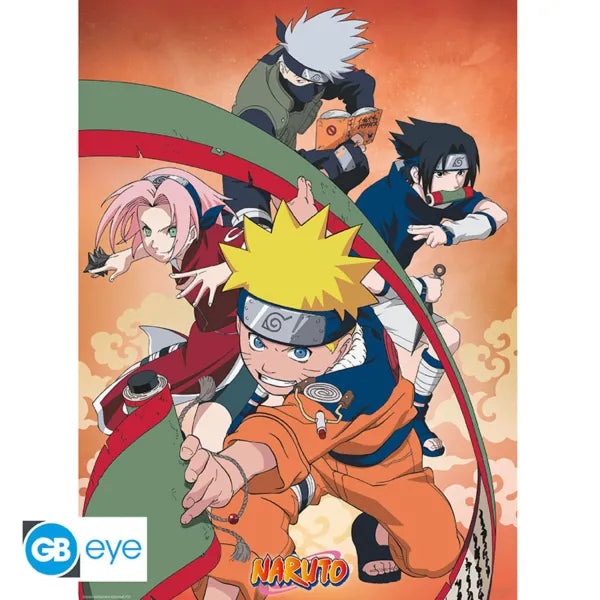 Naruto – Set 2 Chibi Posters – Team 7 52×38