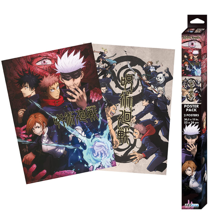 Jujutsu Kaisen – Set 2 Chibi Posters – Group And Schools 52×38