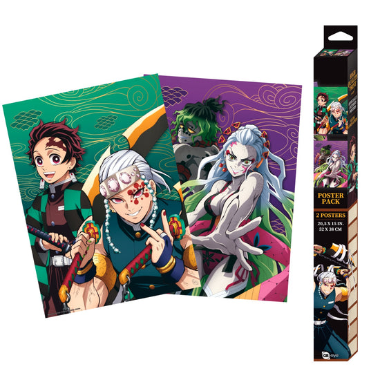 Demon Slayer – Set 2 Chibi Posters – Entertainment District 52×38