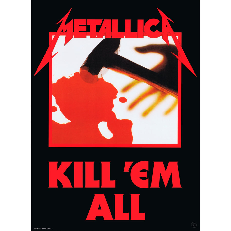 Metallica – Set 2 Chibi Posters – Kill Them All Fire Guy 52×38