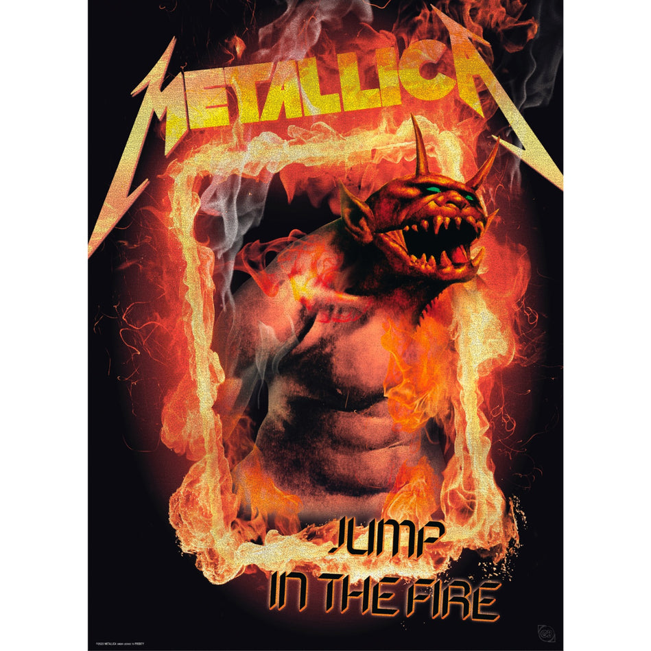 Metallica – Set 2 Chibi Posters – Kill Them All Fire Guy 52×38