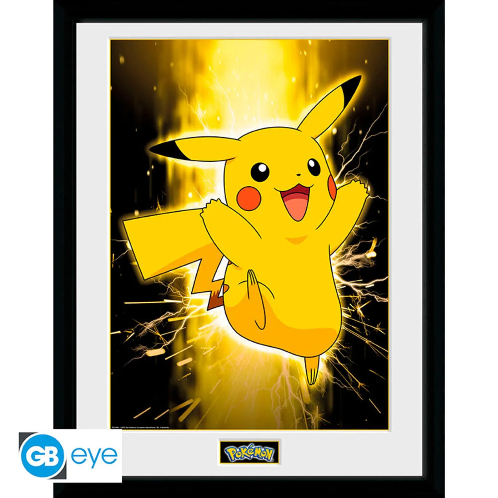 Pokemon – Framed Print Pikachu 30×40