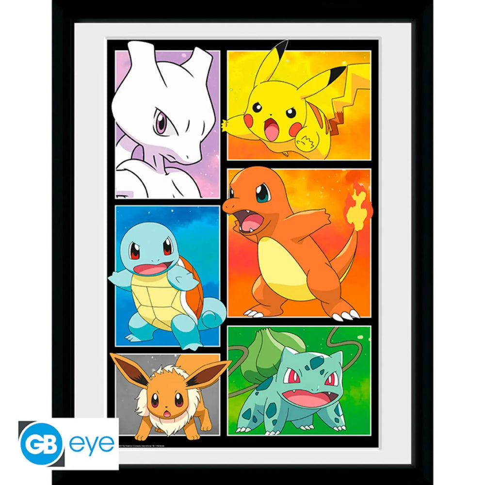Pokemon – Framed Print Comic Panel 30×40
