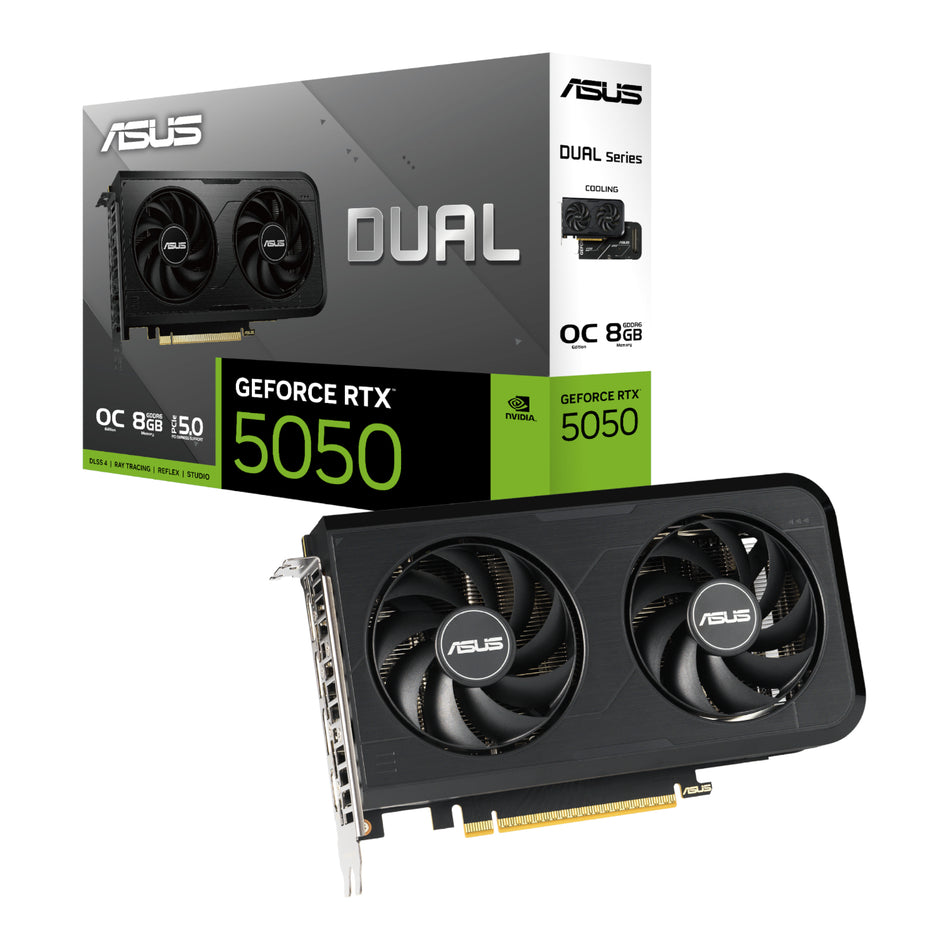 ASUS Nvidia GeForce RTX 5050 Dual OC 8GB GDDR6