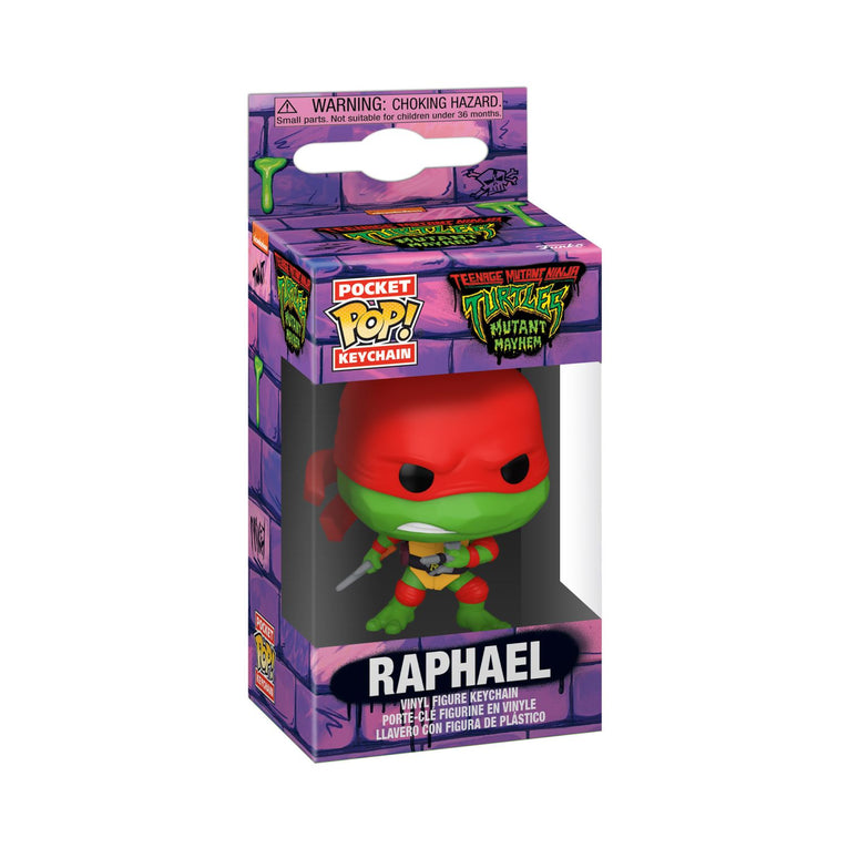 Funko Pop! Pocket Keychain: Teenage Mutant Ninja Turtles Mutant Mayhem – Raphael