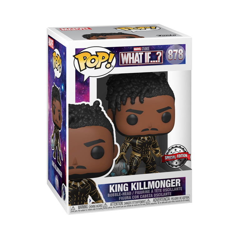 Funko Pop!: Marvel Studios What If??-King Killmonger Special Edition