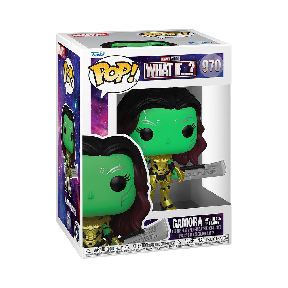 Funko Pop! Marvel: Marvel Studios What If…?-Gamora With Blade Of Thanos