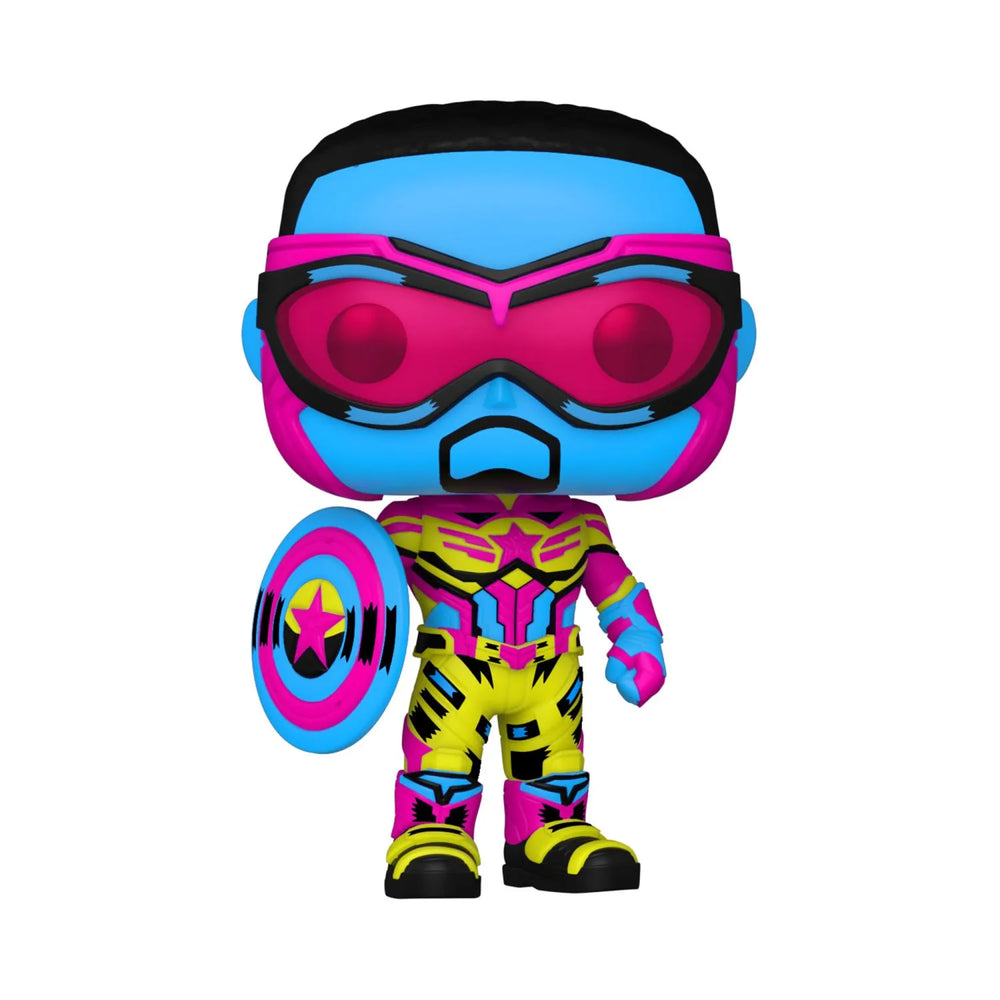 Funko Pop! Marvel Falcon & Winter Soldier-Captain America Special Edition Blacklight