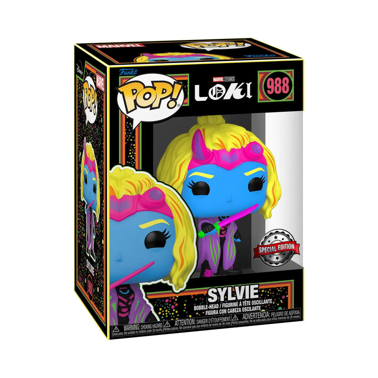 Funko Pop!: Marvel Loki-Sylvie Special Edition Blacklight