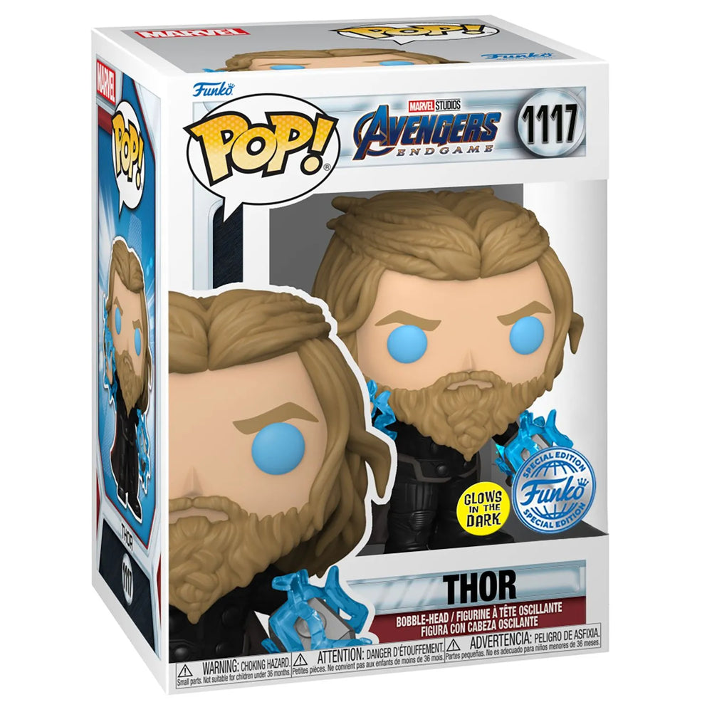 Funko Pop! Marvel Studios: Avengers End Game-Thor Glows In The Dark