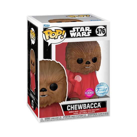 Funko Pop!: Star Wars – Chewbacca With Robe Flocked Special Edition