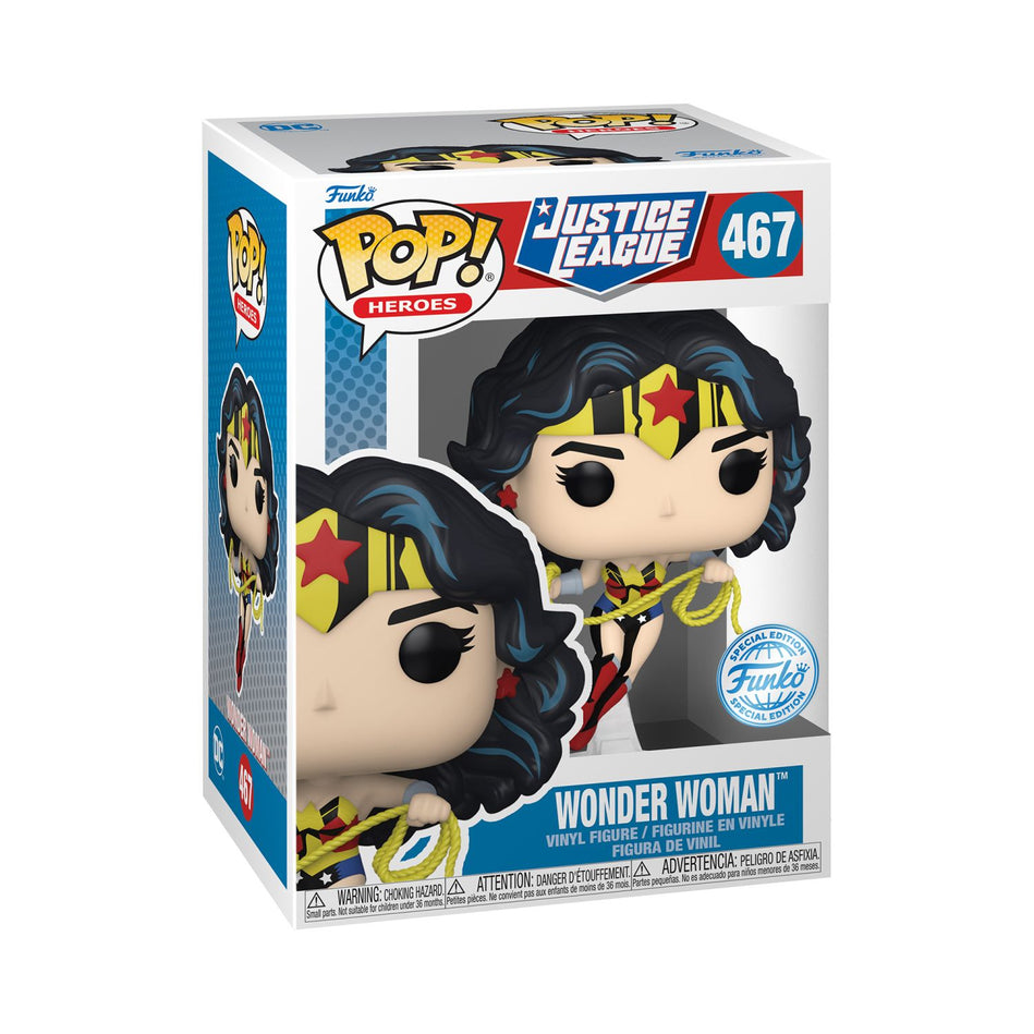 Funko Pop! Heroes: Justice League – Wonder Woman Special Edition