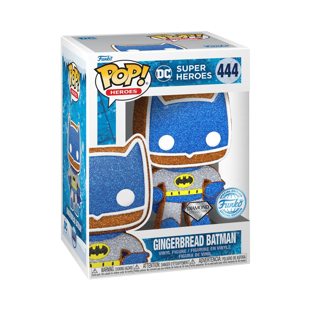 Funko Pop! Heroes: DC Super Heroes – Gingerbread Batman Diamond Special Edition