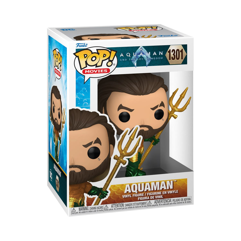 Funko Pop! Movies: DC Aquaman And The Lost Kingdom – Aquaman With Trident