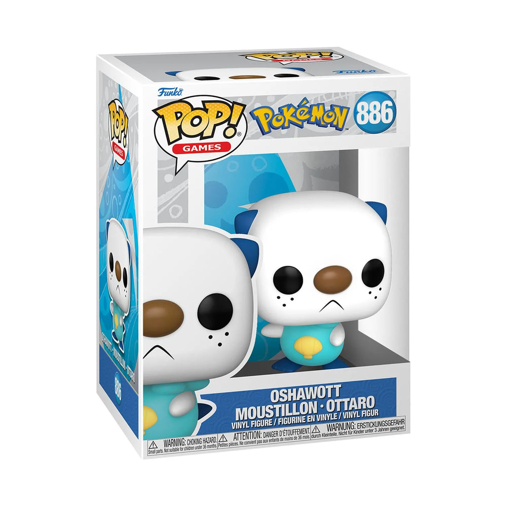 Funko Pop! Games: Pokemon – Oshawott Moustillon Ottaro