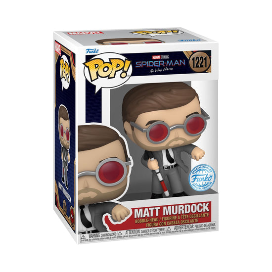 Funko Pop! Marvel Studios: Spider-Man No Way Home – Matt Murdock With Stick Special Edition