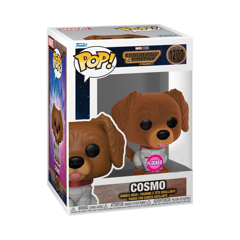 Funko Pop! Marvel Studios: Guardians Of The Galaxy – Cosmo Flocked