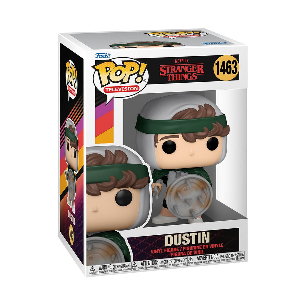 Funko Pop! Television: Netflix Stranger Things – Dustin With Spear And Shield