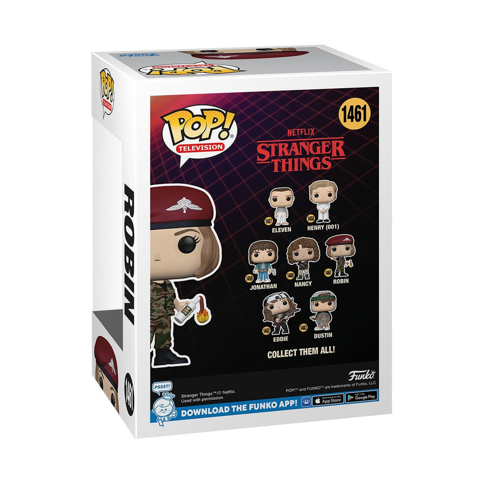 Funko Pop! Television: Netflix Stranger Things – Robin With Molotov Cocktail