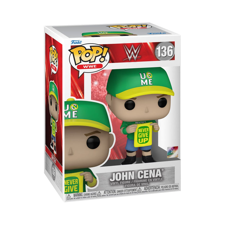 Funko Pop! WWE – John Cena With Never Give Up Towel WWE 60th Anniversary