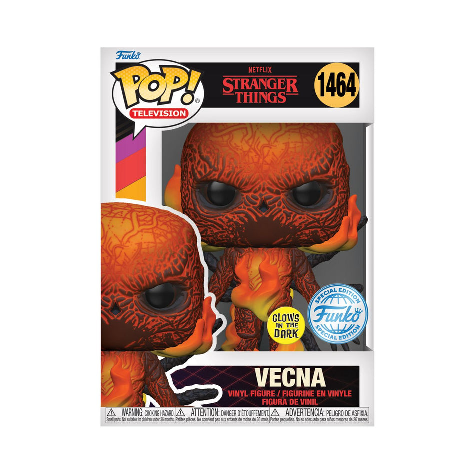 Funko Pop! Television: Netflix Stranger Things – Vecna Glows In The Dark - Special Edition