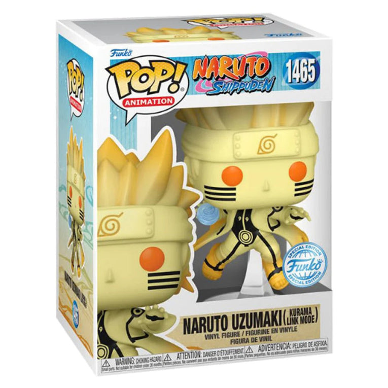 Funko Pop! Animation: Naruto Shippuden – Naruto Uzumaki Kurama Link Mode Special Edition