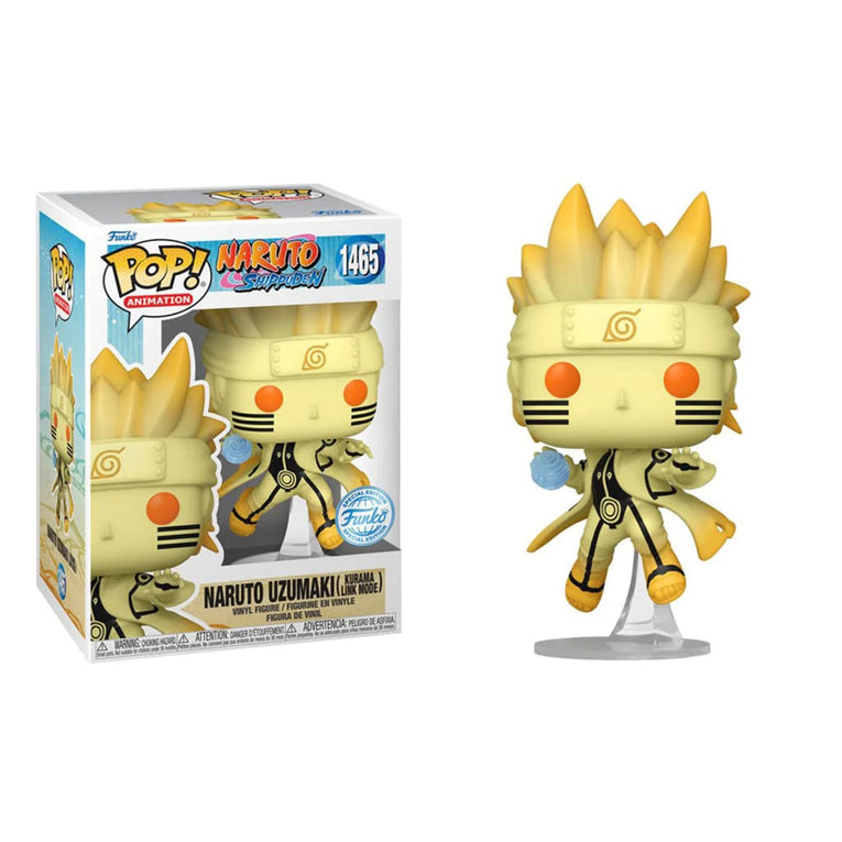 Funko Pop! Animation: Naruto Shippuden – Naruto Uzumaki Kurama Link Mode Special Edition