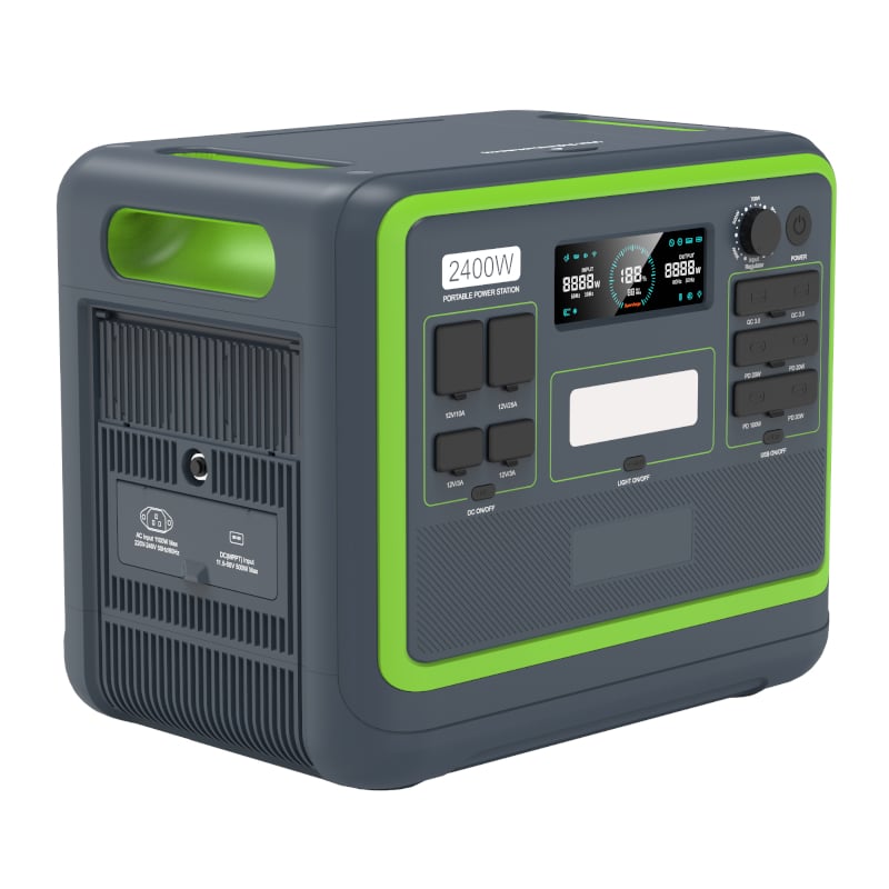 GIZZU HERO PRO 2048WH/2400W UPS FAST CHARGE LIFEPO4 PORTABLE POWER STATION