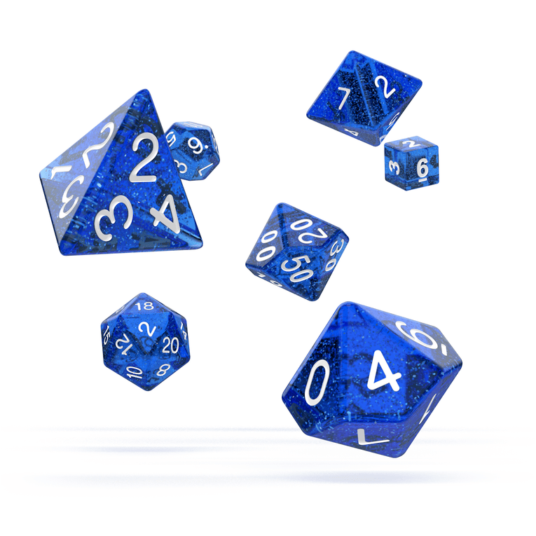 Oakie Doakie Dice - RPG Set - Speckled