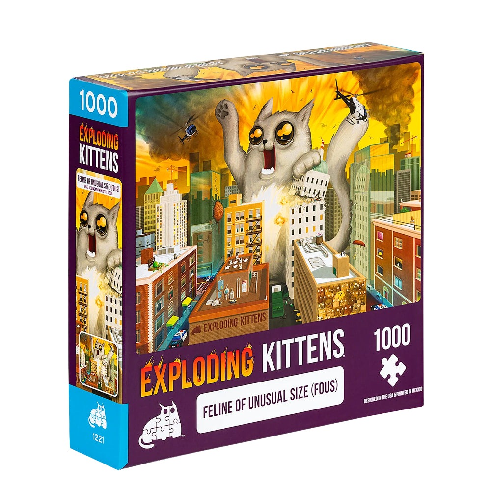 Exploding Kittens Puzzle - Feline of Unusual Size