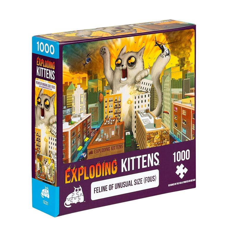 Exploding Kittens Puzzle - Feline of Unusual Size