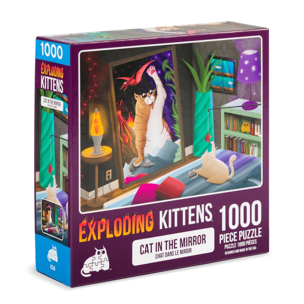 Exploding Kittens Puzzle - Cat Mirror