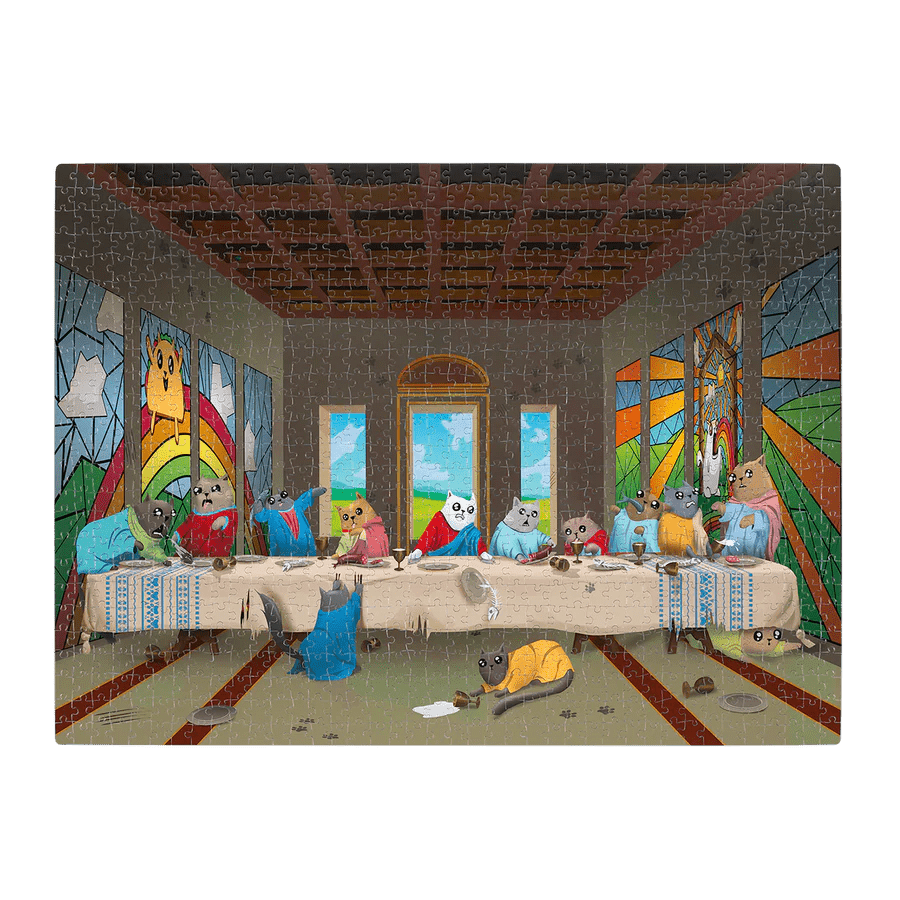 Exploding Kittens Puzzle - The Cat's Last Supper