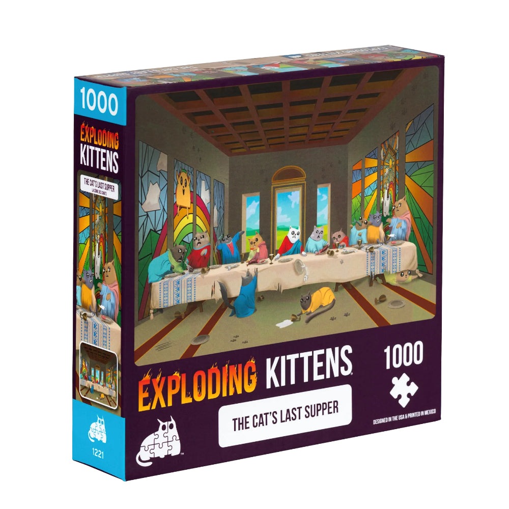 Exploding Kittens Puzzle - The Cat's Last Supper
