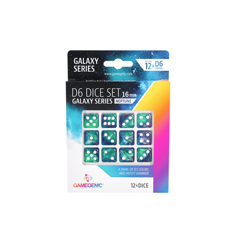 GameGenic - D6 Dice Set 16mm - Galaxy Series