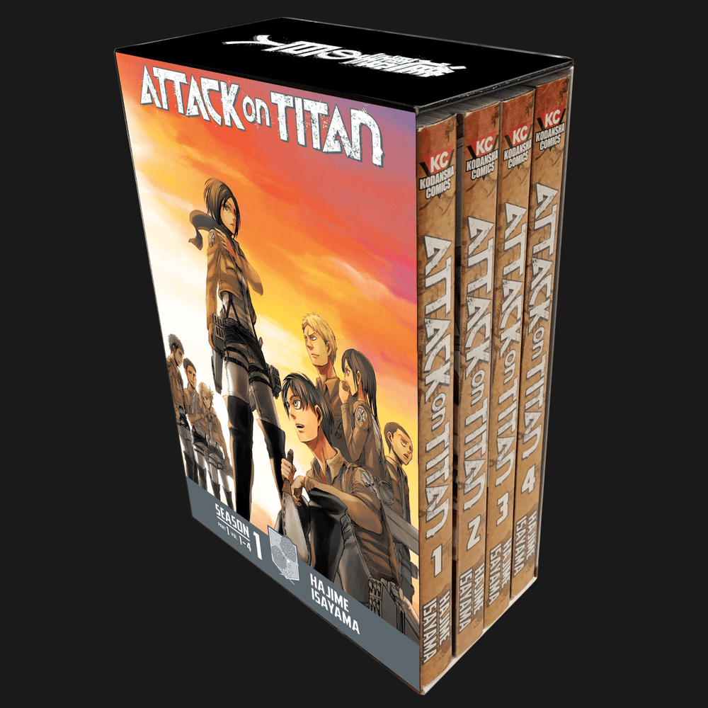 Attack on Titan Season 1 Part 1 Manga Box Set